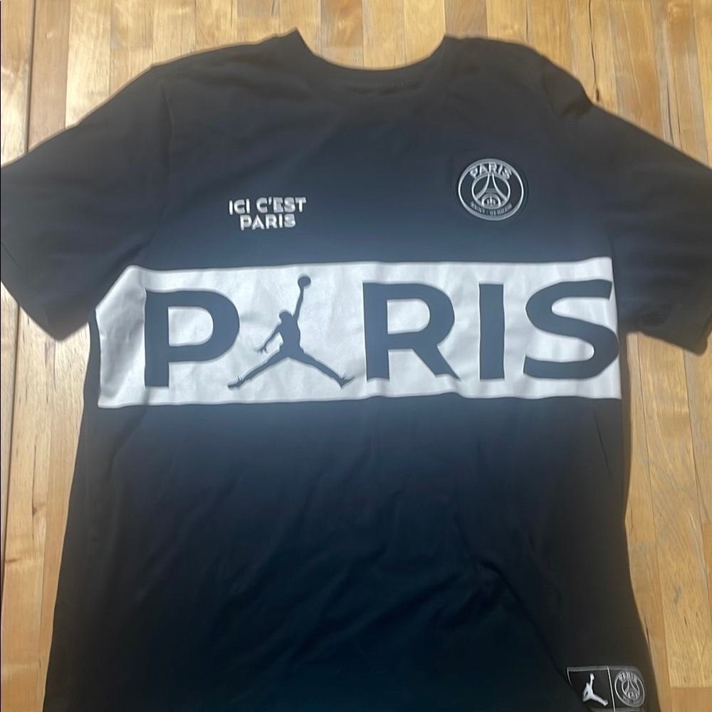 Jordan Black and White Paris Tee